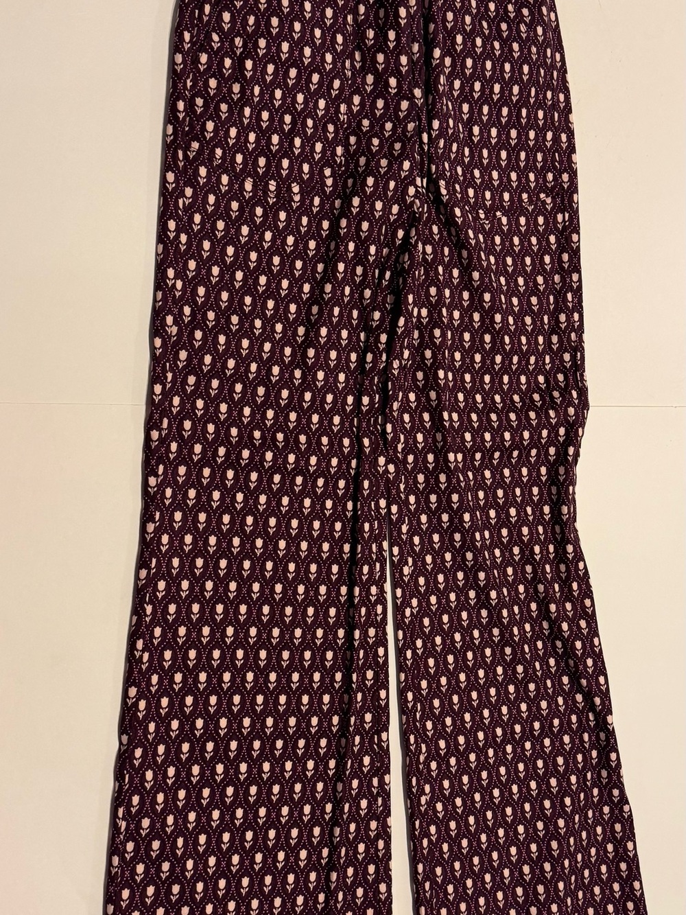 Anthropologie Maeve The Naomi tulip print Wide-Leg Flare Pant - Picture 3 of 9